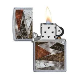 Zippo Multicolor Pattern Design Brass Windproof Pocket Lighter-image-7