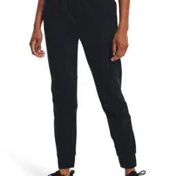 UNDER ARMOUR Black Mid Rise Sports Joggers-image-47