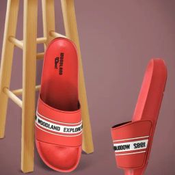Woodland Men's Red Slides-picture-10