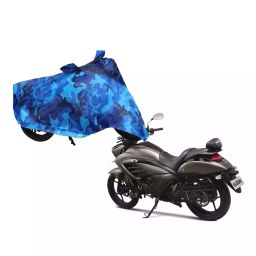 Auto Pearl Waterproof Two Wheeler Cover For Suzuki Intruder (Blue)-image-44