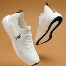 U.S. Polo Assn. Men's Off White Casual Sneakers-image-50