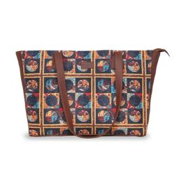ZOUK Multicolor Printed Large Tote Bag-image-113