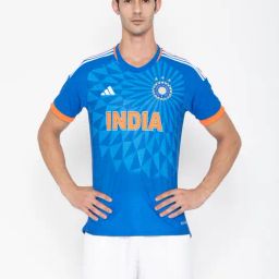 Adidas India Cricket T20I Jersey Men - Blue-image-69
