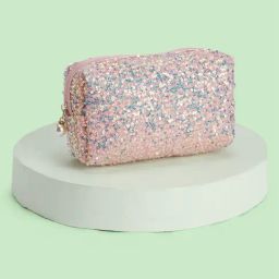 Forever Glam by Pantaloons Pink Embellished Medium Pouch-image-95