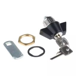 Euro-Locks Camlock 16 mm Panel-to-Tongue 23x20.2 mm Cutout Key Unlock, F383-01-1-image-73