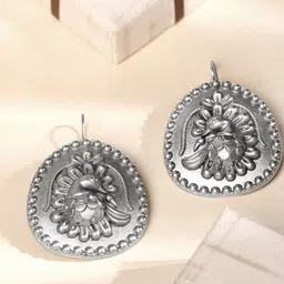 Cierra Peacock Shaped Drop Earrings-17