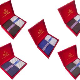 raymond Fabrics Makers Men's Viscose Unstitched Shirt and Trouser Fabric Combo (Multicolour, Free Size) Set of 5 image 1