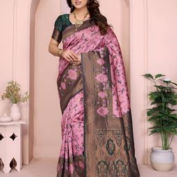 Vastravatika Ethnic Motifs Woven Design Zari Kanjeevaram Saree-picture-30
