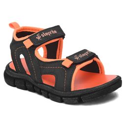 Steprite Hollow Out Detailed Unisex  Sandal -  Black-image-40