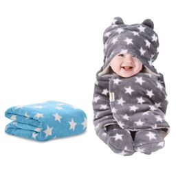 Oyo Baby Fleece New Born All Season Ultrasoft Reversible Single Baby Blanket for Babies Blue and Grey Pack of 2-image-40