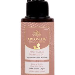 AreoVeda Post Natal Pregnancy Massage Oil Blended with 6 Oils & 24 Herb for Pain and Stress Relief for New Moms, 50ml-image-44