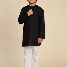 YK Boys Solid Cotton Kurta with Pyjamas-picture-14