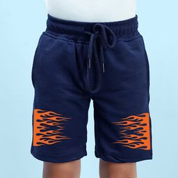 NUSYL Boys Printed Regular Fit Mid-Rise Shorts-picture-12