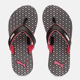 Puma Unisex Black Mia Thong Flip-Flops-image-34