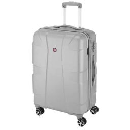 Wenger Cote D' Azure Silver Textured Hard Medium Trolley Bag - 28 cm-image-36