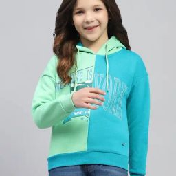 Monte Carlo Teal Cotton Blend Regular Printed Sweatshirt-image-31