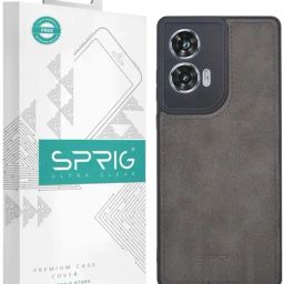 Sprig Back Cover for MOTO EDGE 50 FUSION (Grey)-image-28