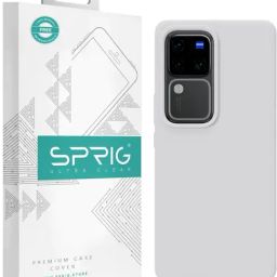 Sprig Back Cover for VIVO V30 PRO (White)-87