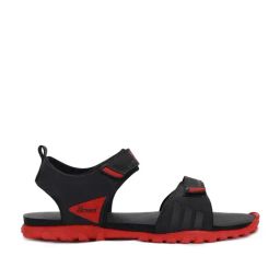 Paragon Men's Black & Red Floater Sandals-image-69