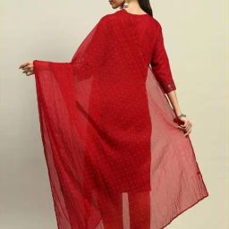 Rangriti Red Dupatta image 2