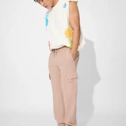 The Souled Store Cream Cotton Regular fit Track Pants-image-37