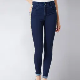 Miss Chase Navy Cotton Jeans-picture-22