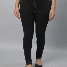 Aurelia Grey Mid Rise Jeggings-image-15