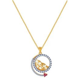 P.C. Chandra Jewellers 14k Yellow Gold Pendant-picture-9