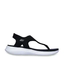 Skechers Women's ULTRA FLEX - SPRING MOTION Black Lifestyle Sandals-image-1