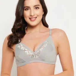 Clovia Grey Non-padded Bra-image-60