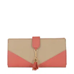 Baggit Pink Paneled Bi-Fold Wallet for Women-image-64