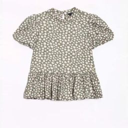 Allen Solly Girls Green Cotton Printed Top-image-21