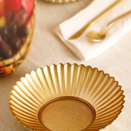 INV Home Gold Glass Aurum Deep Soup Plate-29