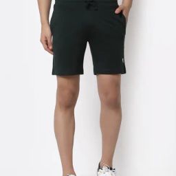 Red Tape Green Cotton Regular Fit Sports Shorts-image-62