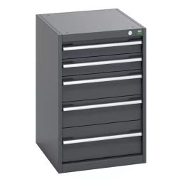 Bott 5 Drawer Sheet Steel Floor Standing Cabinet 525x650x800 mm, 40018037.77v-image-77