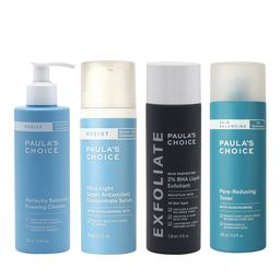 Paulas Choice Exfoliant Liquid + Foaming Cleanser +Pore-Reducing Toner +Antioxidant Serum-20