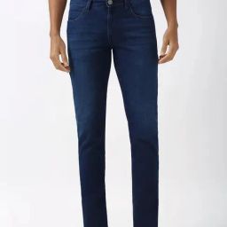 Peter England Navy Slim Fit Jeans-image-58