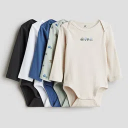 H&M 5-Pack Long-Sleeved Bodysuits-image-88