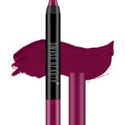 SWISS BEAUTY Non Transfer Matte Crayon Lipstick Burgundy - 3.5 gm-63