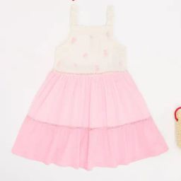 Pantaloons Junior Girls Pink Dress-image-77