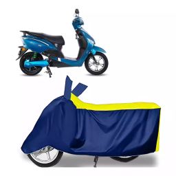 Auto Pearl Bike Cover for Hero Electric Electric Optima BS6 (Yellow & Blue)-image-68