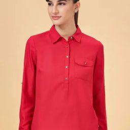 Annabelle by Pantaloons Red Regular Fit Top-image-23