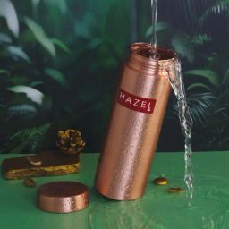 HAZEL Gold Brass Water Bottle (750ml)-image-13