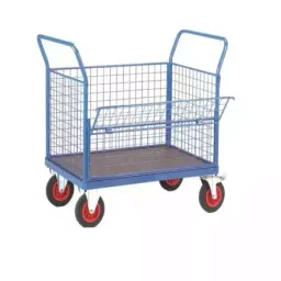 SUWAS TROLLEY STORE 400 Kg Load Capacity Mild Steel/Iron Material Handling Trolley, SU-MHT-005-1