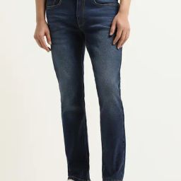 WES Casuals by Westside Dark Blue Relaxed Fit Jeans-image-75