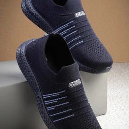 Asian Men's Navy Walking Shoes-31