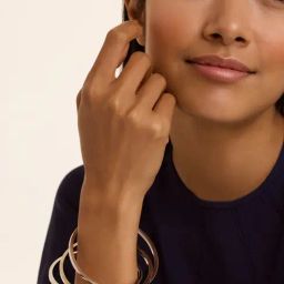 Ted Baker Silver Tone Huulia Bangle-12