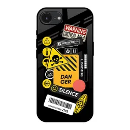 QRIOH Typography Printed Apple iPhone 16e Back Case Mobile Accessories-image-0
