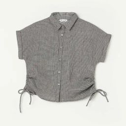 Fame Forever by Lifestyle Kids Black Cotton Chequered Top-picture-43
