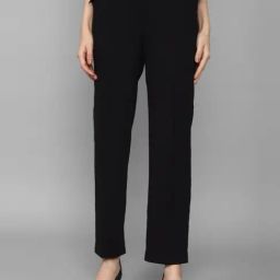 Allen Solly Black Mid Rise Trousers-image-85